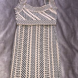 BCBG Maxazria Matching Pattern Skirt and  top set